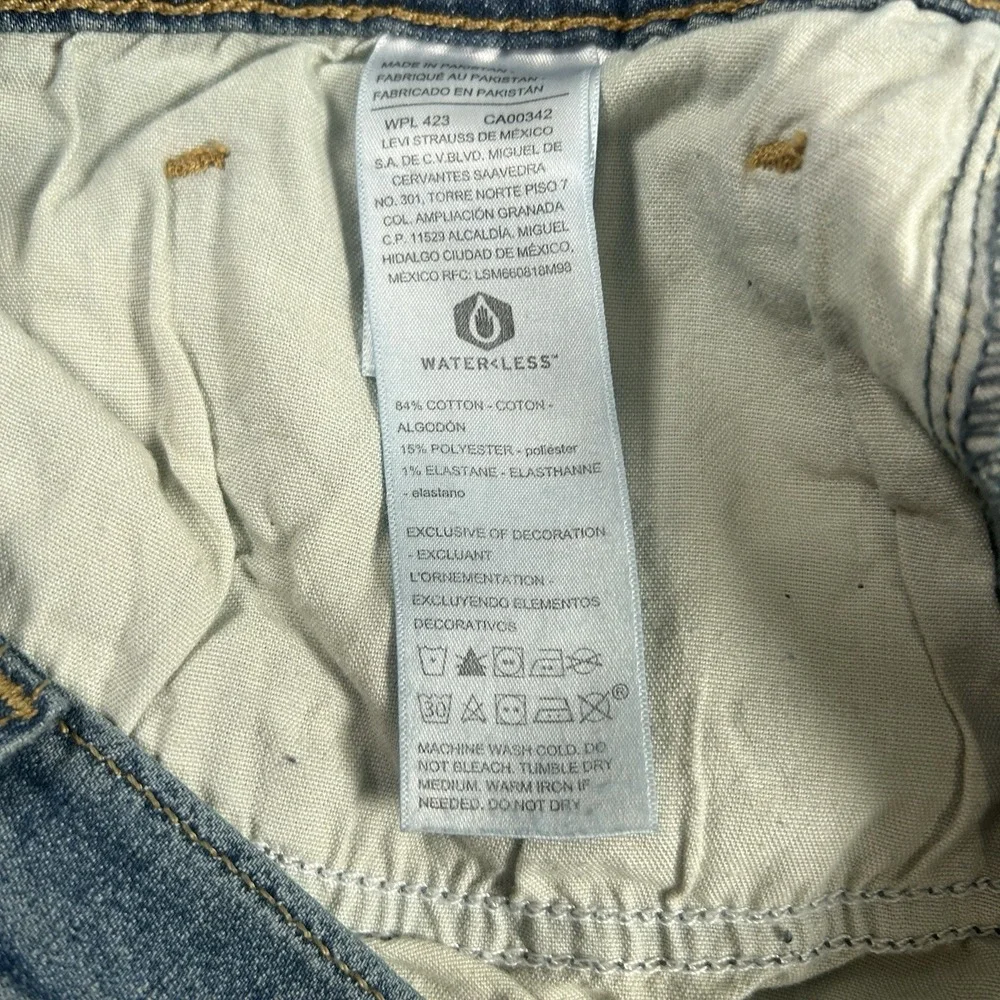 Levi's Signature‎ Jeans Mens 38x32 Blue Staright Fit  Stretch Denim